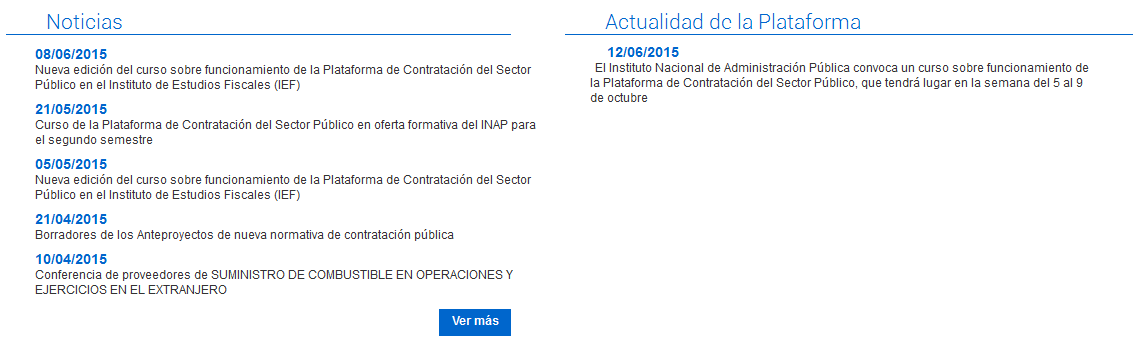 Noticias y actualidad de la Plataforma
